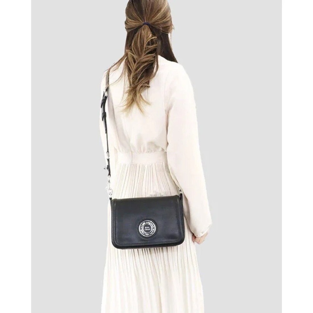 !SOLD! Marc Jacobs Cognac Leather Messenger Shoulder/Crossbody Bag wAdjust Strap - Picture 8 of 10